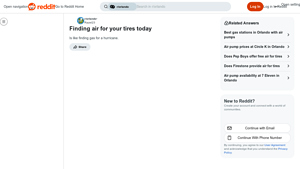 Lowe's - Free Air Pumps