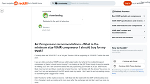 VIAIR - Tire Inflators Comparison