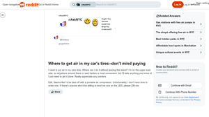 Reddit - Portable Air Compressor