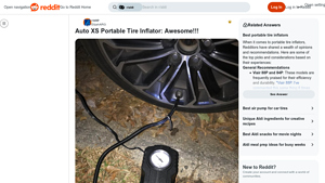 Auto XS - Portable Tire Inflator