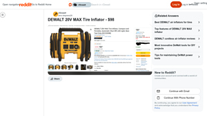 DEWALT - 20V MAX Tire Inflator