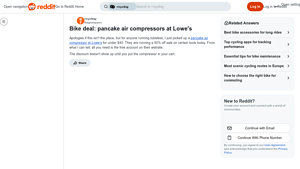 Lowe's - Pancake Air Compressors