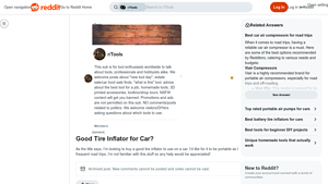 Ryobi - Portable Tire Inflator