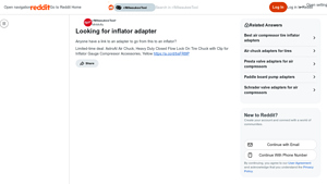 Milwaukee - Inflator Adapter