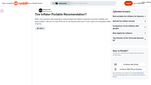 Harbor Freight - Pittsburgh 12v Tire Inflator