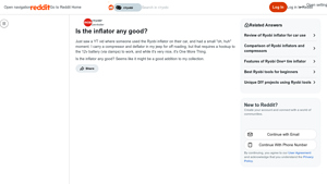 Ryobi - Inflators P737D & P747