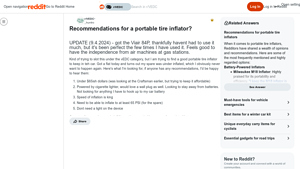 High-Speed Inflator - Under $65