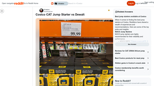 Costco - CAT Jump Starter vs Dewalt