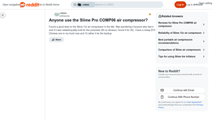 Slime Pro - COMP06 Air Compressor Review
