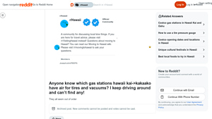 Gas Stations - Air and Vacuum Services