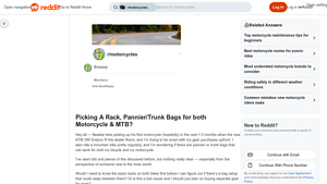 KTM - Versatile Pannier and Trunk Bags