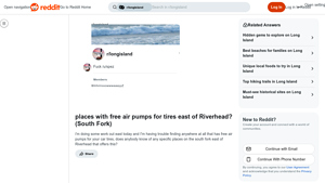 Reddit - Free Tire Air Pumps
