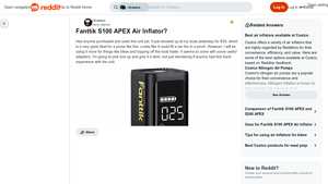 Fanttik - S100 APEX Air Inflator