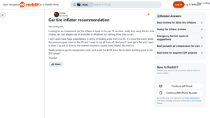 Husky - Portable Tire Inflator