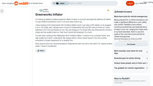 Greenworks - 40V Cordless Inflator