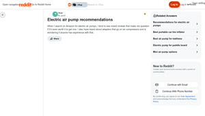 Shark Pump - Recommended SUP Air Pump