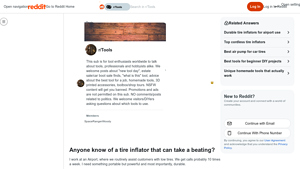 Portable Tire Inflator - Durable & Powerful