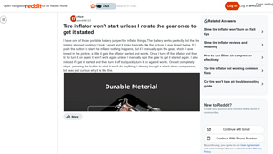 Reddit - Portable Battery Jumper & Tire Inflator