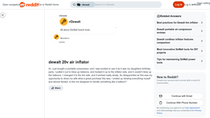 Dewalt - 20V Air Inflator