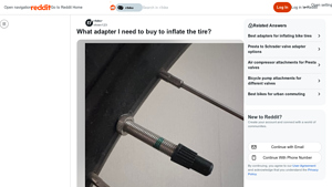 Innolife - Aluminum Presta to Schrader Converter