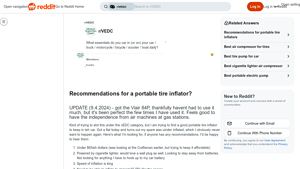 Reddit - High-Speed Inflator Under $65