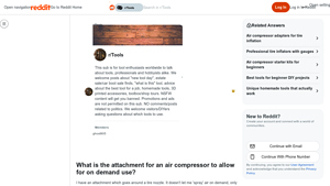 Reddit - Air Compressor Attachment
