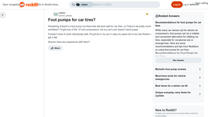 Foot Pumps - Effective Recommendations for Tire Inflation