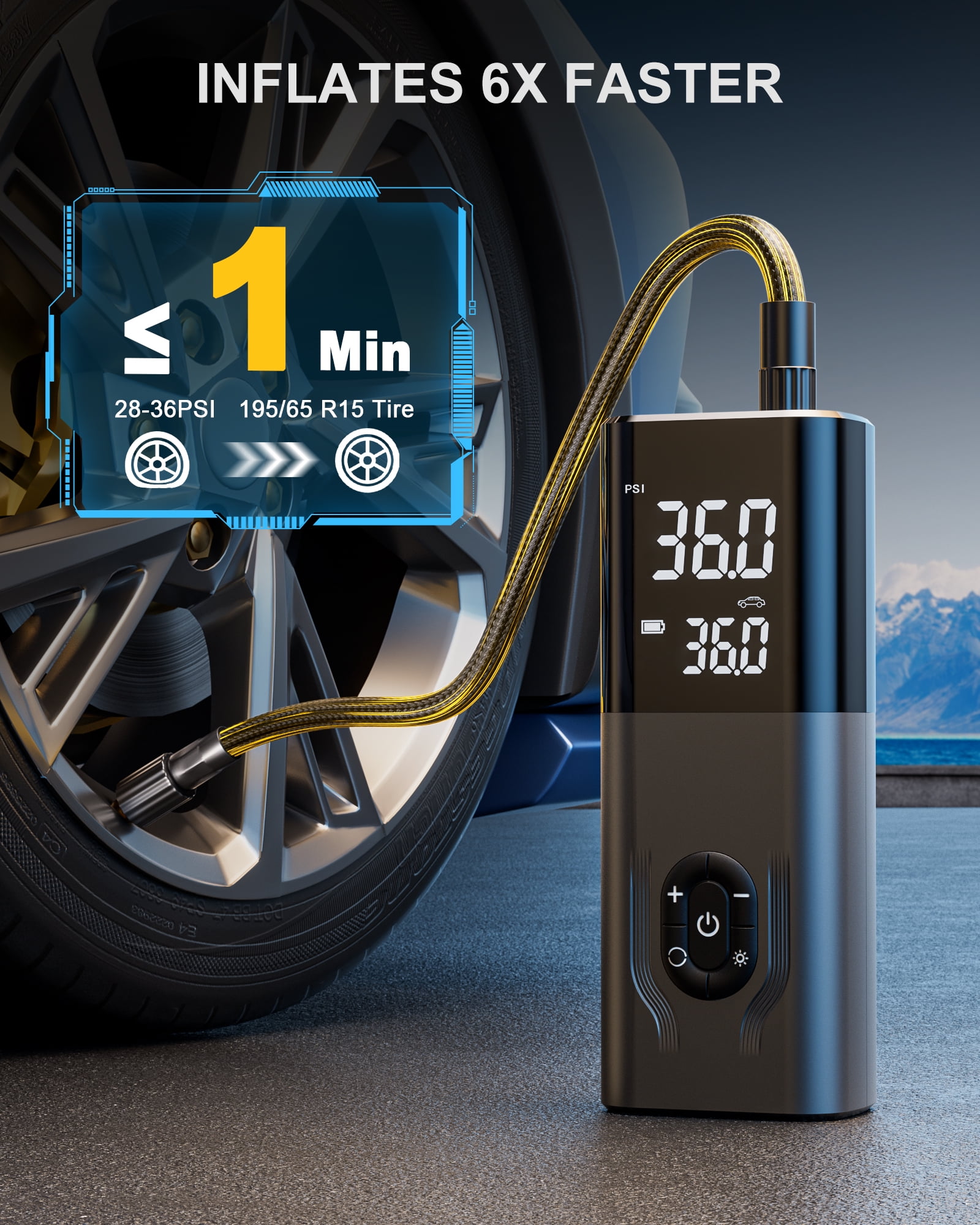 An application scenario or product detail of rehottop tire inflator - Image 4