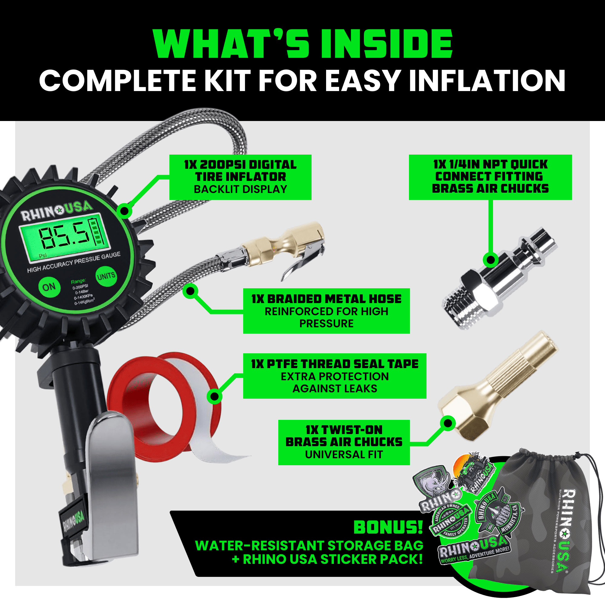 An application scenario or product detail of rhino tire inflator - Image 3