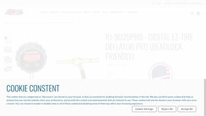 Rock Jock - RJ-9029PRO Digital EZ-Tire Deflator Pro