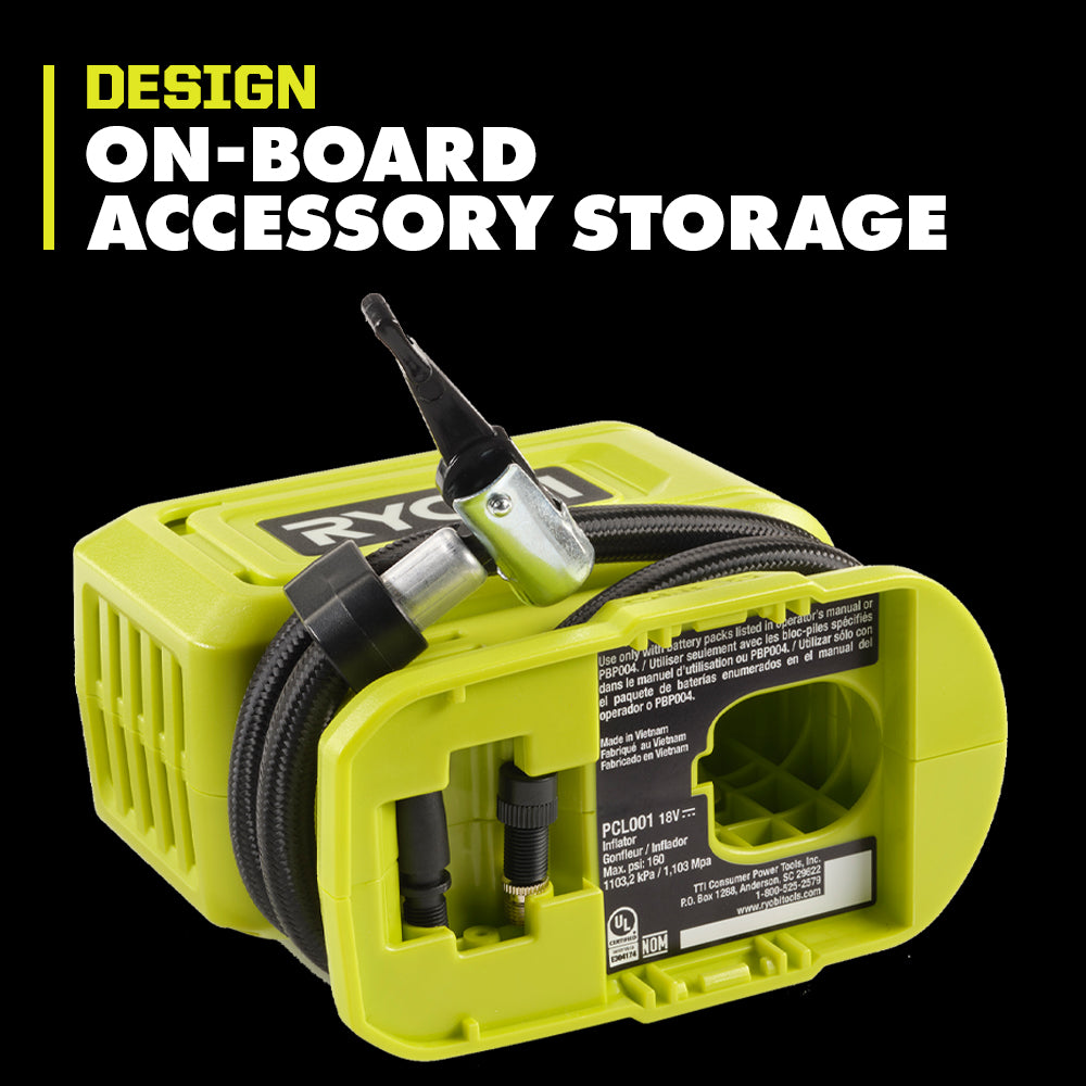 An application scenario or product detail of ryobi tire inflator with battery and charger - Image 13