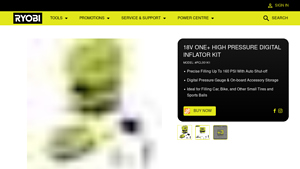 RYOBI - 18V ONE+ High Pressure Digital Inflator Kit