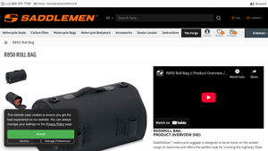 Saddlemen - R850 Roll Bag
