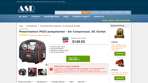 Safety Devices - PowerStation PSX3 Portable Jumpstarter