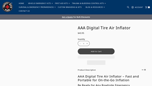 Safety Kits Plus - AAA Digital Tire Air Inflator