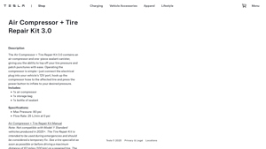 Tesla - Tire Repair Kit