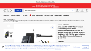 Auto Joe - ATJ-CA100 Ultra Compact Cordless Air Pump