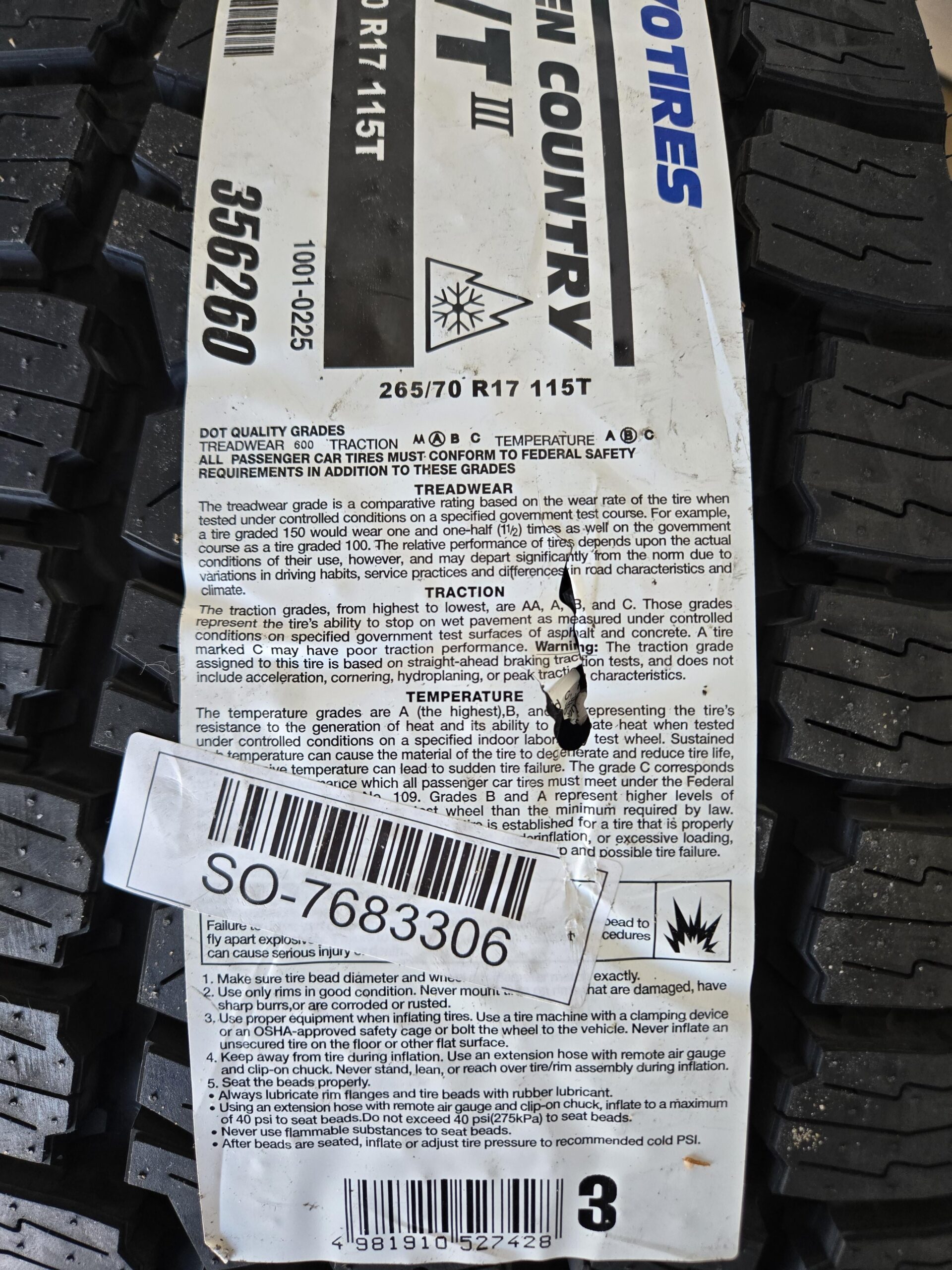 An application scenario or product detail of should i inflate tires to max psi - Image 20