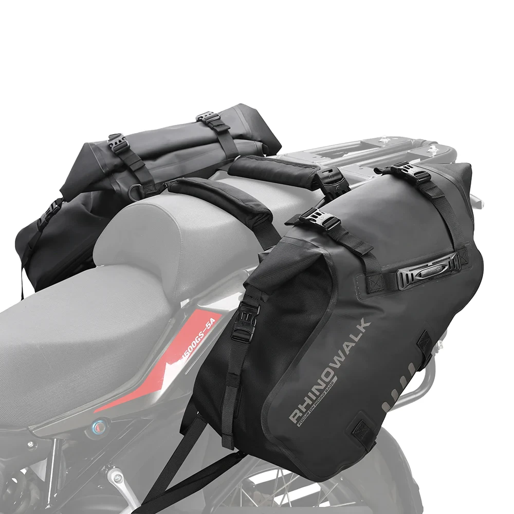 An application scenario or product detail of side bags for motorcycles - Image 1