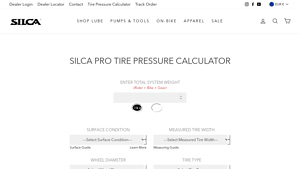 SILCA - Pro Tire Pressure Calculator