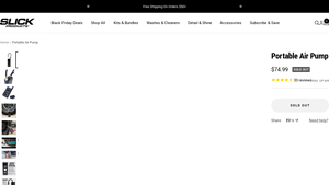 Slick Products - Portable Air Pump