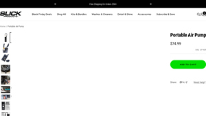 Slick Products - Portable Air Pump