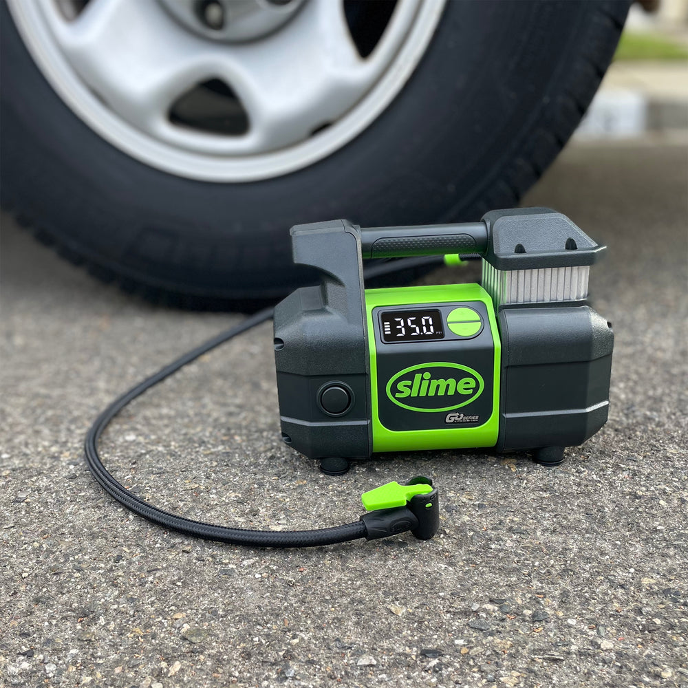 An application scenario or product detail of slime cordless pro power tire inflator - Image 1