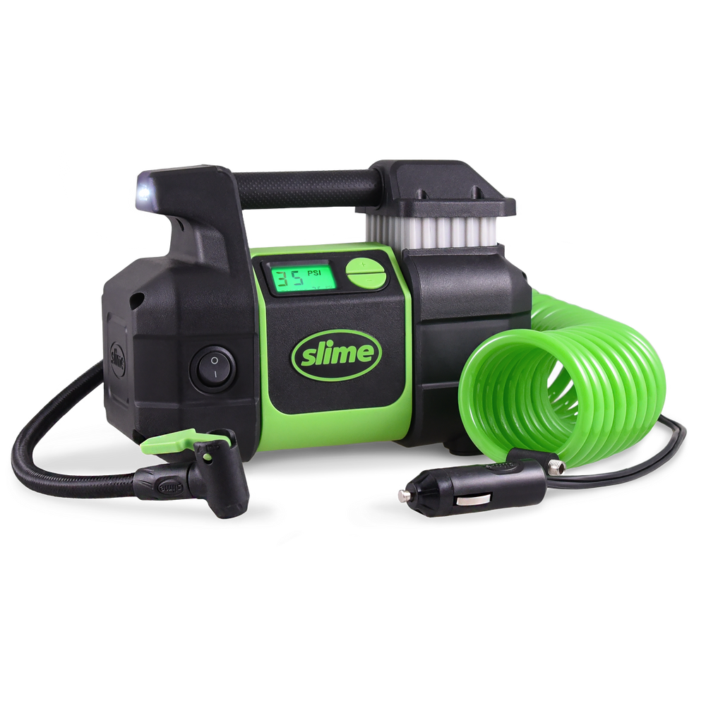 Featured image for the slime portable air compressor guide