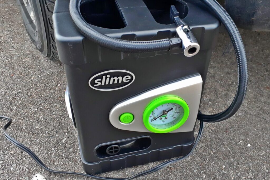 Featured image for the slime tire inflator review guide