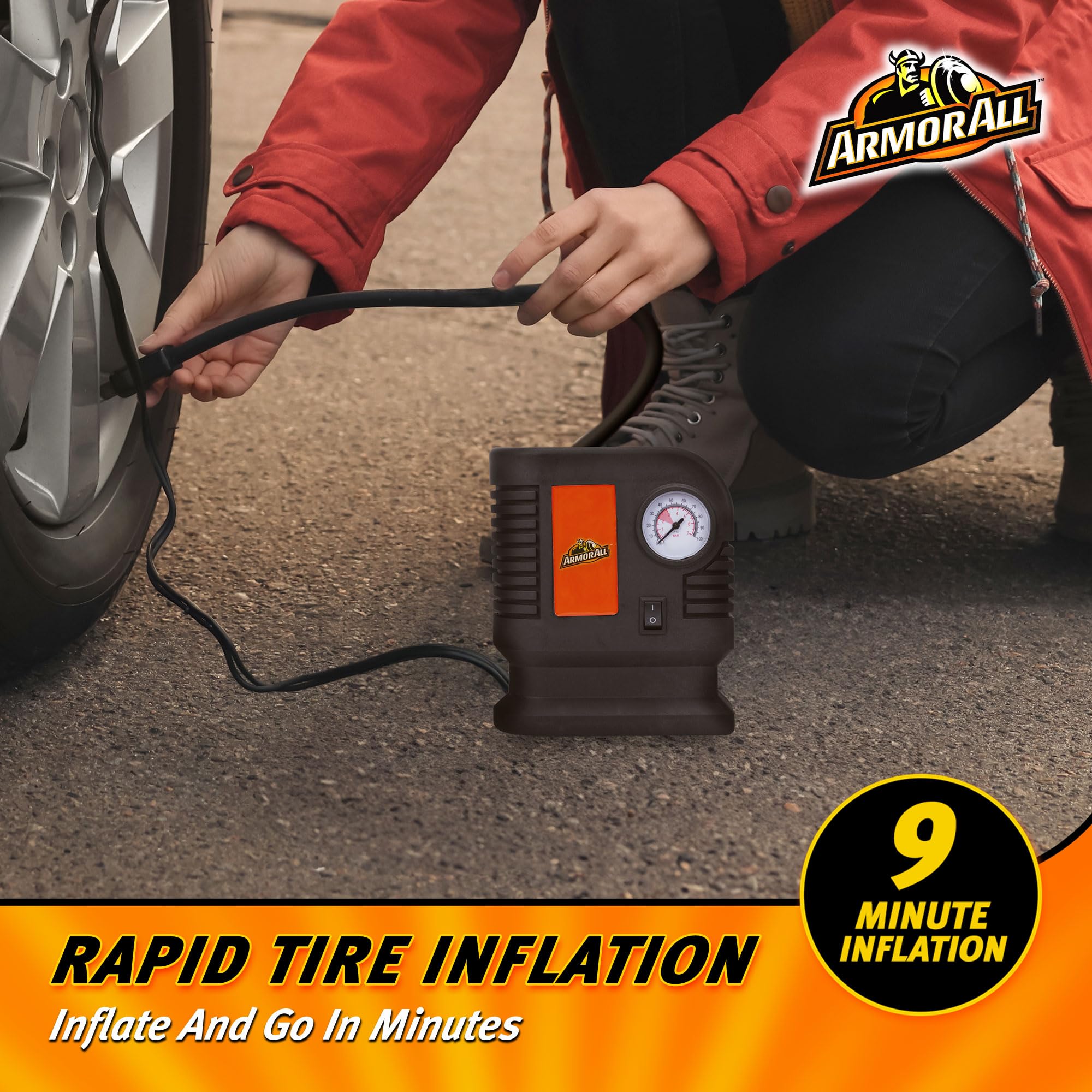 An application scenario or product detail of small tire air pump - Image 19