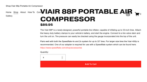 Viair - 88P Portable Air Compressor