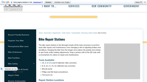 State College - Bike Repair Stations