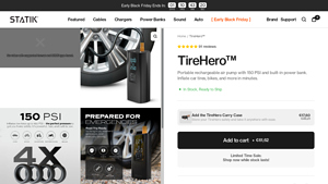 StatikCo - TireHero Wireless Air Pump