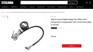 Steelman - High Accuracy Digital Gauge Tire Inflator